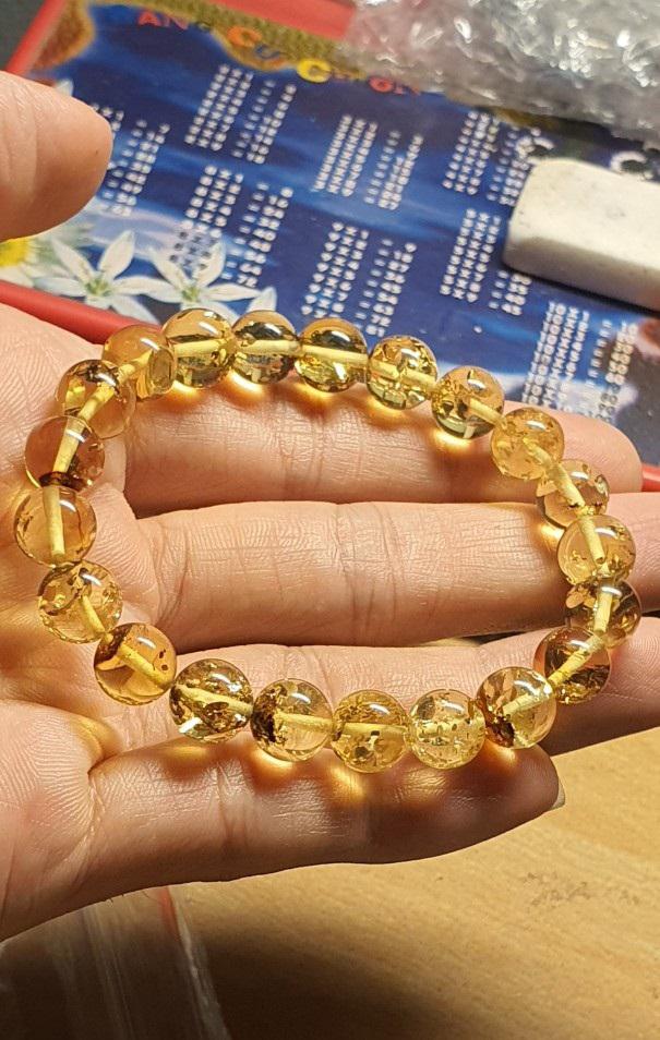 Vòng hổ phách Nga Baltic VHP021220-03 9ly 9g size 17