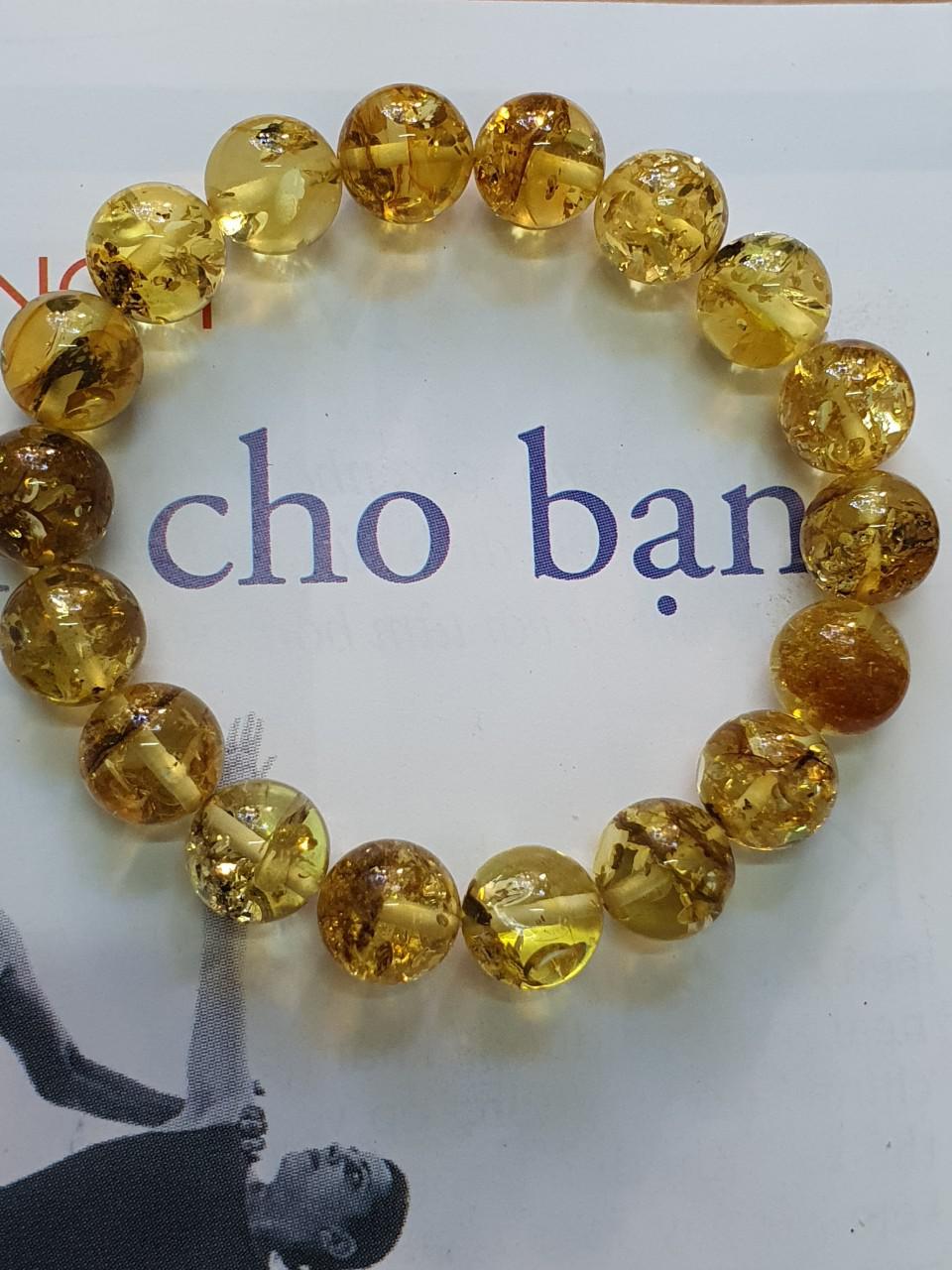 Vòng hổ phách Nga Baltic VHP220321-06 9,5ly 8,7g size 15