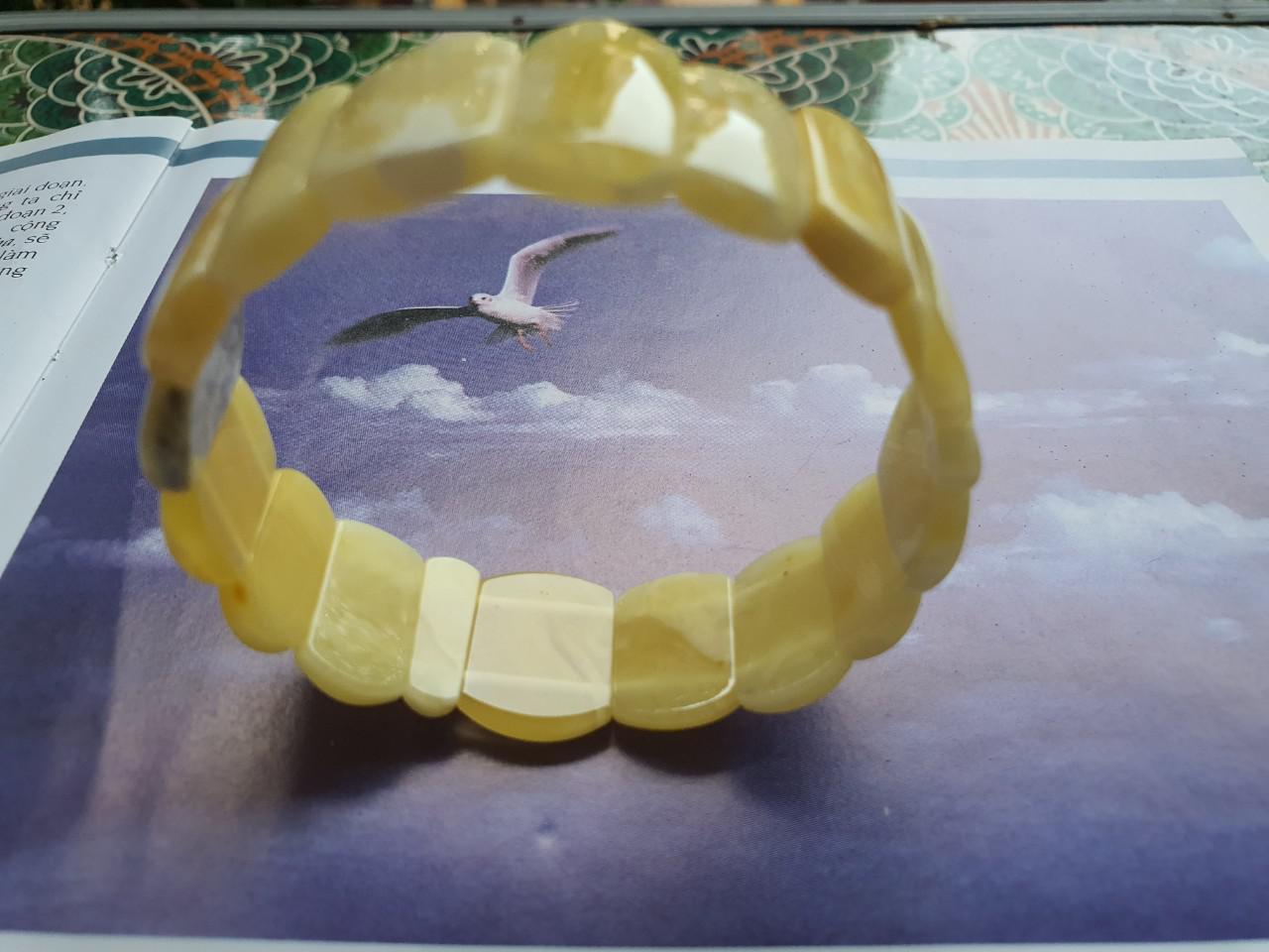 Vòng hổ phách Nga Baltic VHP220321-12 20x4 12,7g size 16,5