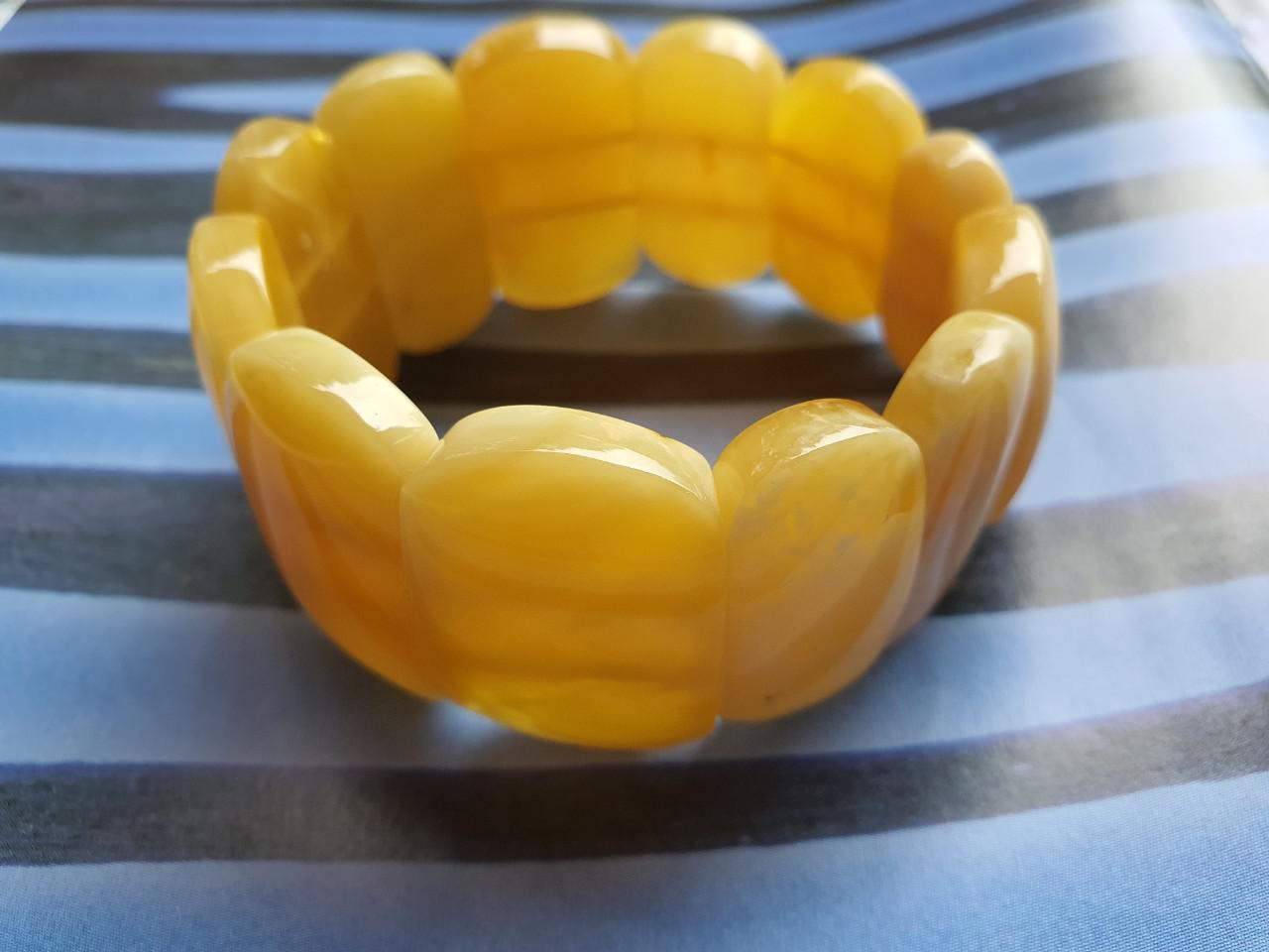 Vòng hổ phách Nga Baltic VHP220321-13 33x7 40g size 16,5