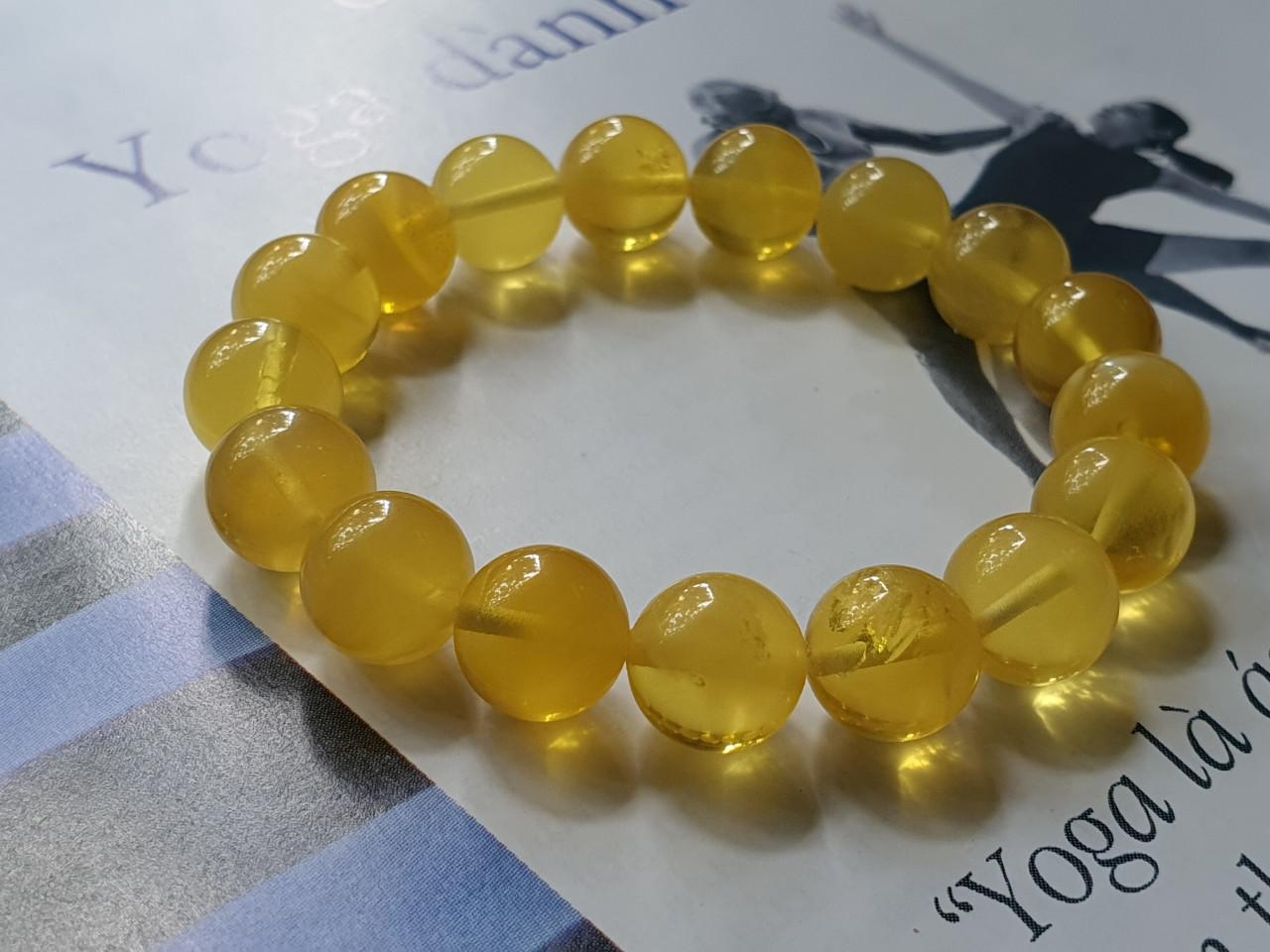 Vòng hổ phách Nga Baltic VHP230321-11 10,5ly 11,7g size 16