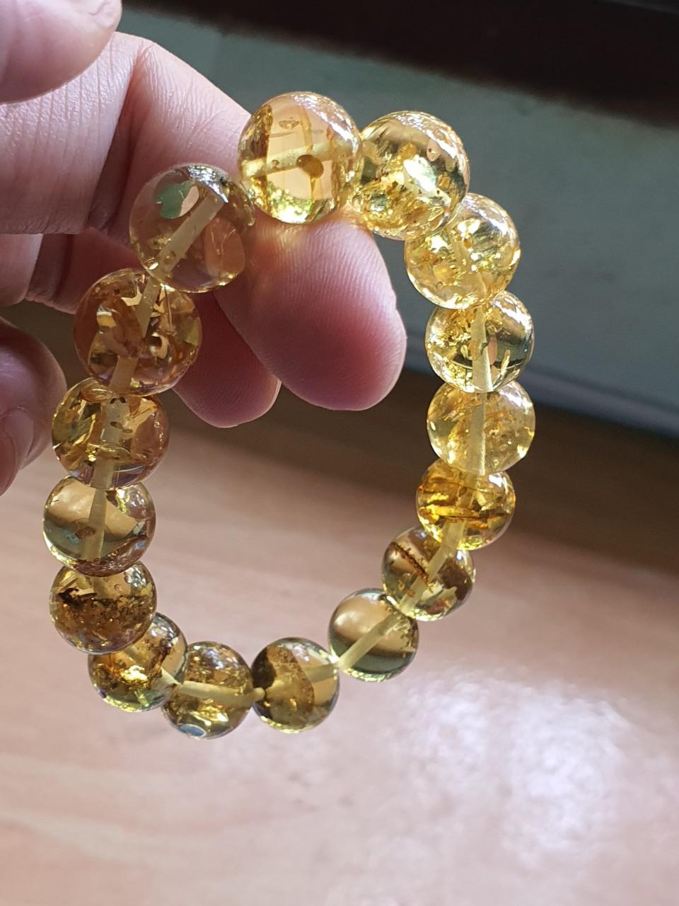 Vòng hổ phách Nga Baltic VHP230321-12 12ly 15,9g size 16,5