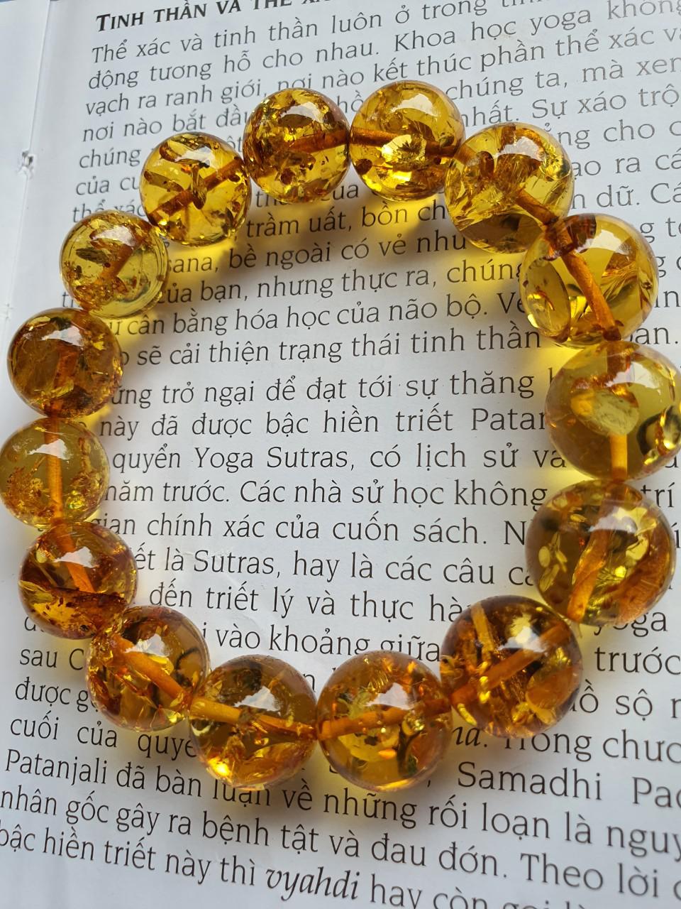 Vòng hổ phách Nga Baltic VHPMS126-02 13,5ly 21,5g size 17,3