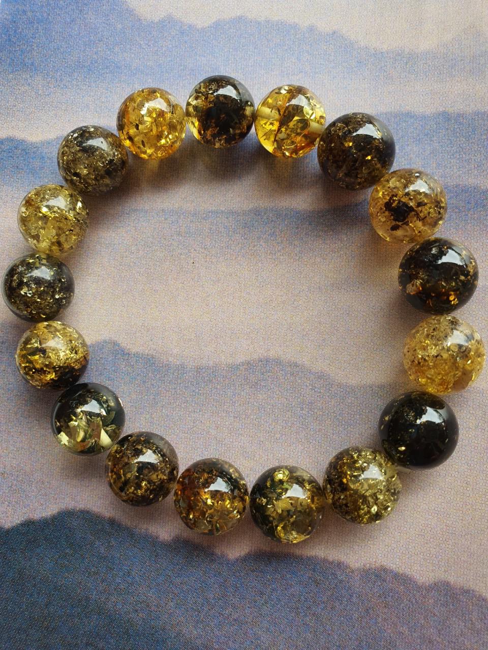 Vòng hổ phách Nga Baltic VHPMS126-04 11,5ly 14,7g size 16,7