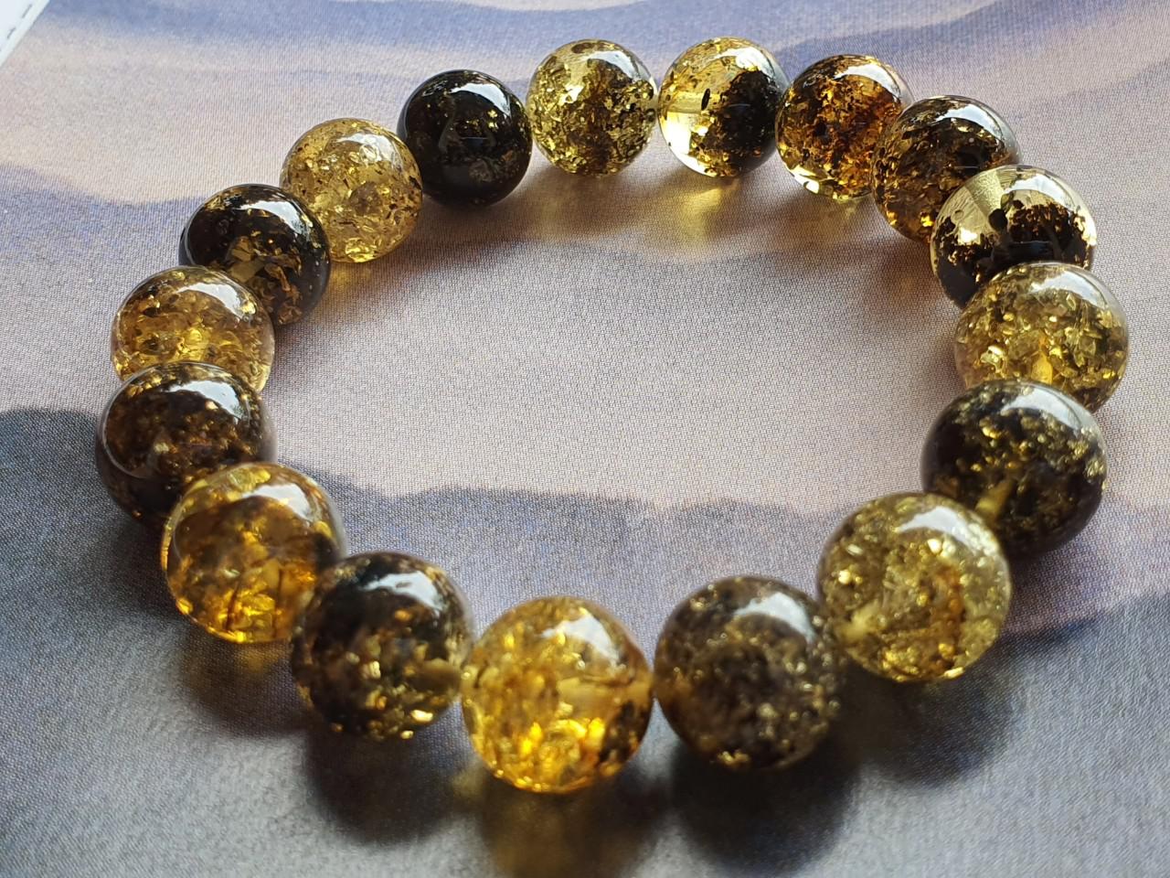 Vòng hổ phách Nga Baltic VHPMS126-04 11,5ly 14,7g size 16,7