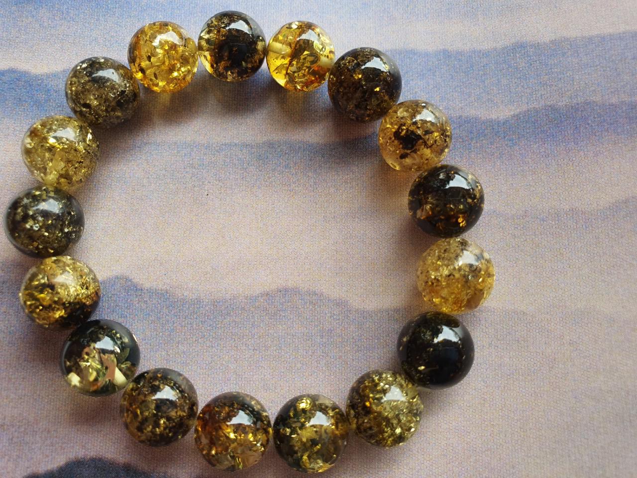 Vòng hổ phách Nga Baltic VHPMS126-04 11,5ly 14,7g size 16,7