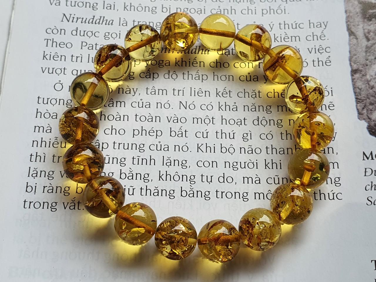 Vòng hổ phách Nga Baltic VHPMS126-11 10,5ly 11,6g size 16,5