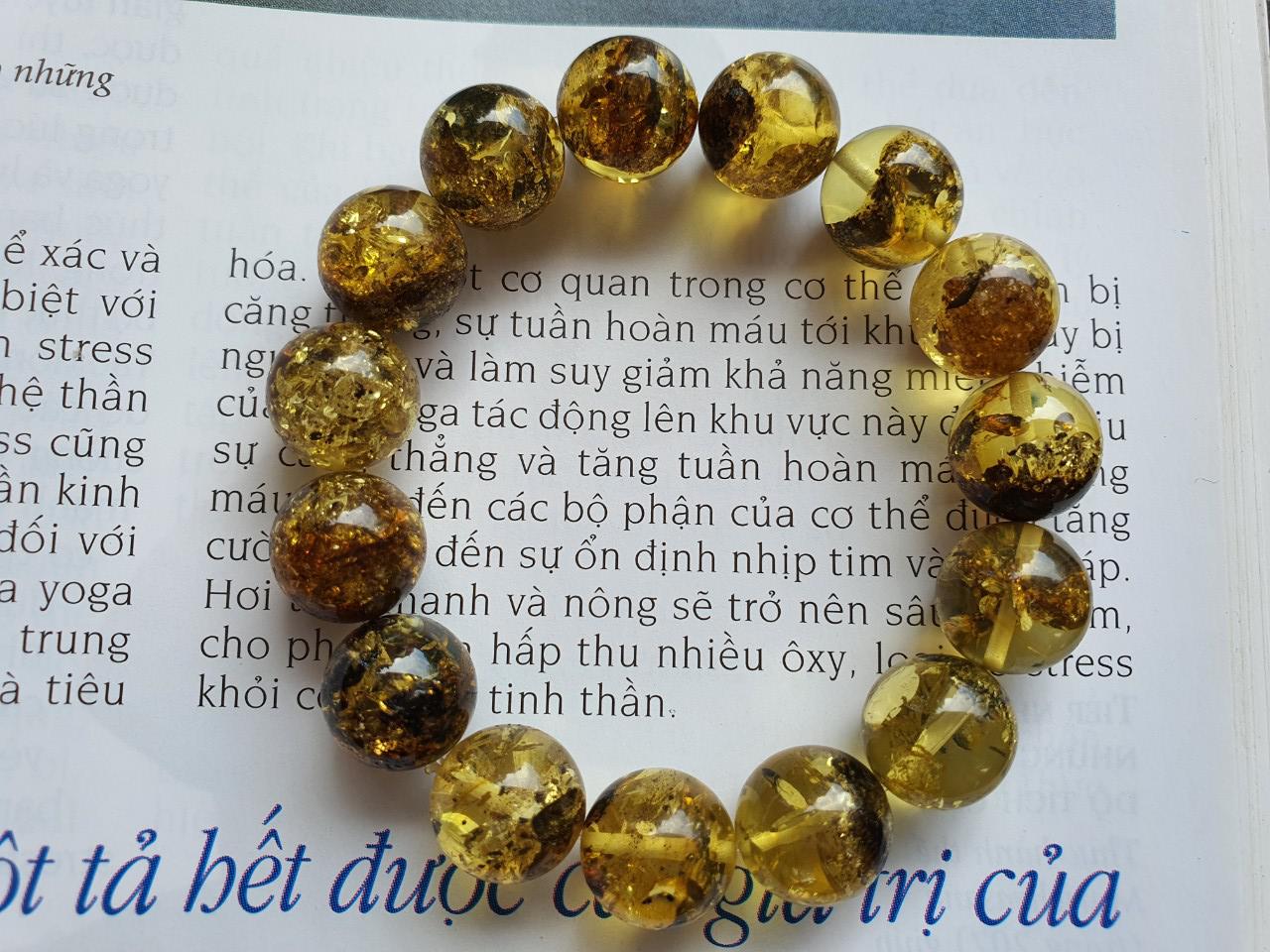 Vòng hổ phách Nga Baltic VHPMS127-04 12,5ly 16,3g size 16