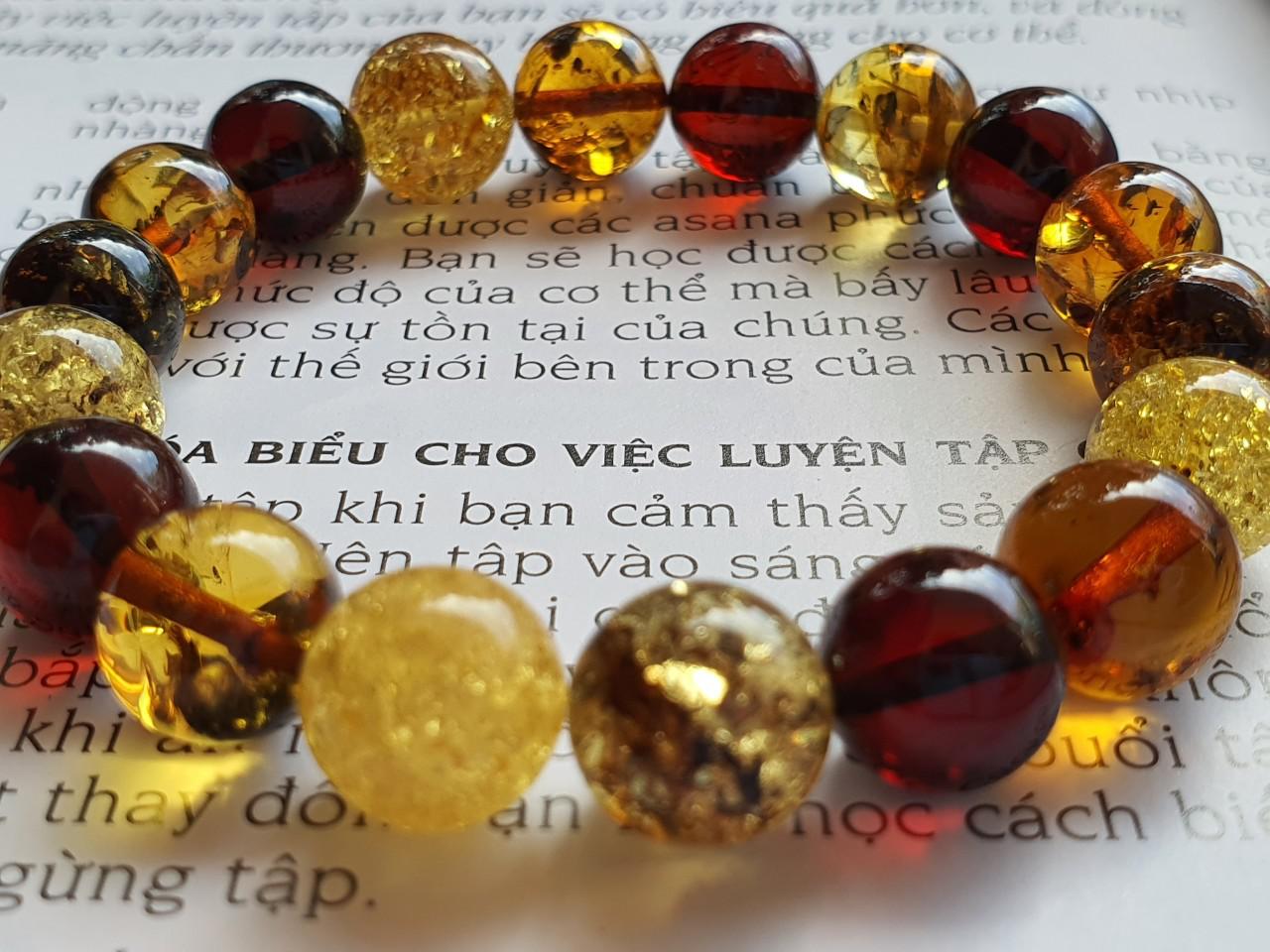 Vòng hổ phách Nga Baltic VHPMS127-10 10ly 10,4g size 16