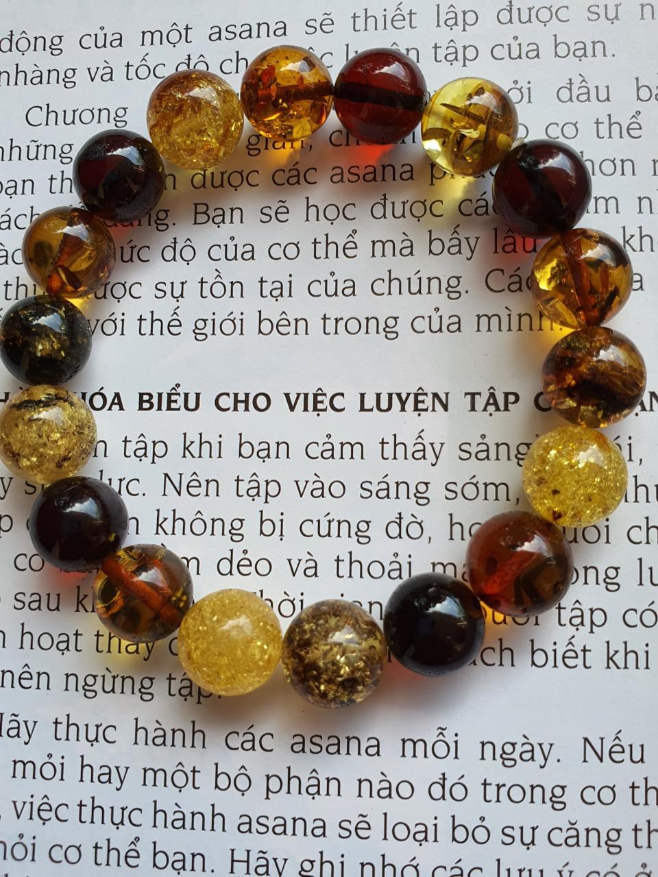 Vòng hổ phách Nga Baltic VHPMS127-10 10ly 10,4g size 16