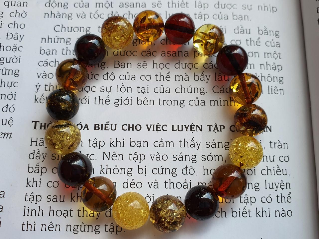 Vòng hổ phách Nga Baltic VHPMS127-10 10ly 10,4g size 16