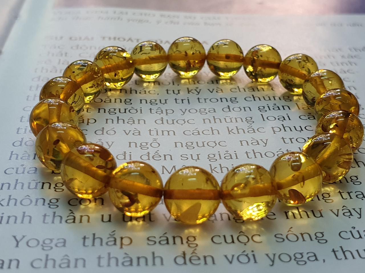 Vòng hổ phách Nga Baltic VHPMS128-09 8,5ly 6,7g size 15