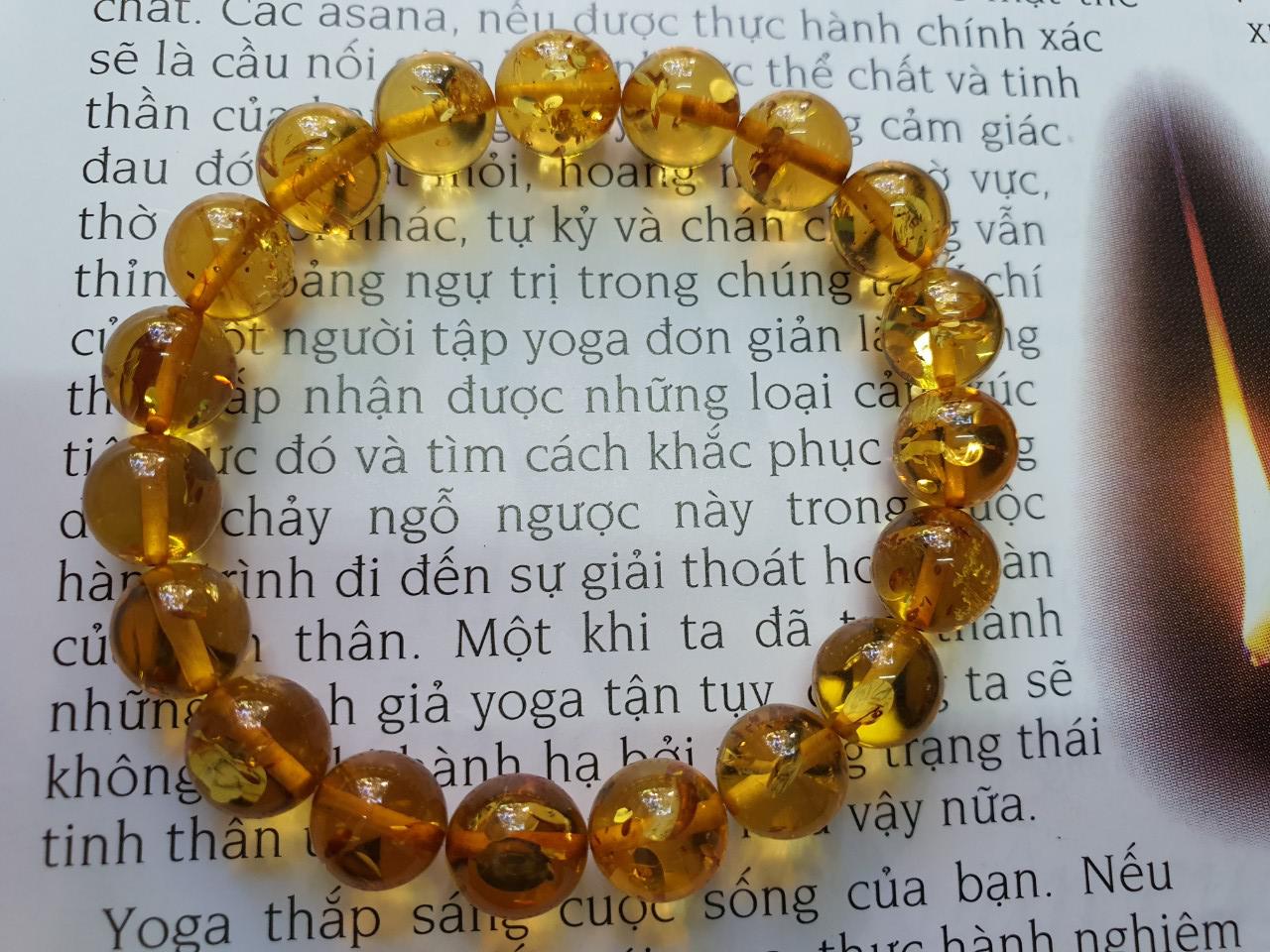 Vòng hổ phách Nga Baltic VHPMS128-09 8,5ly 6,7g size 15