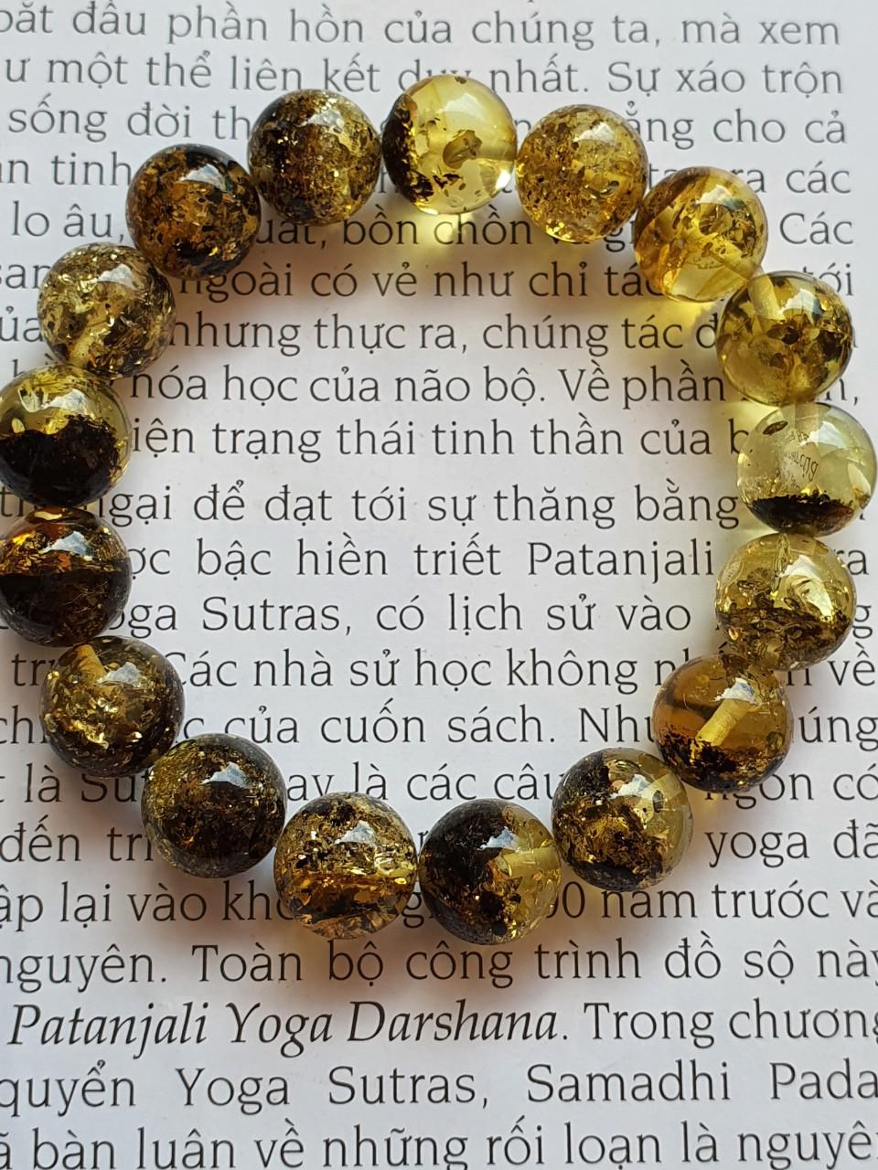 Vòng hổ phách Nga Baltic VHPMS129-06 10ly 9,6g size 15