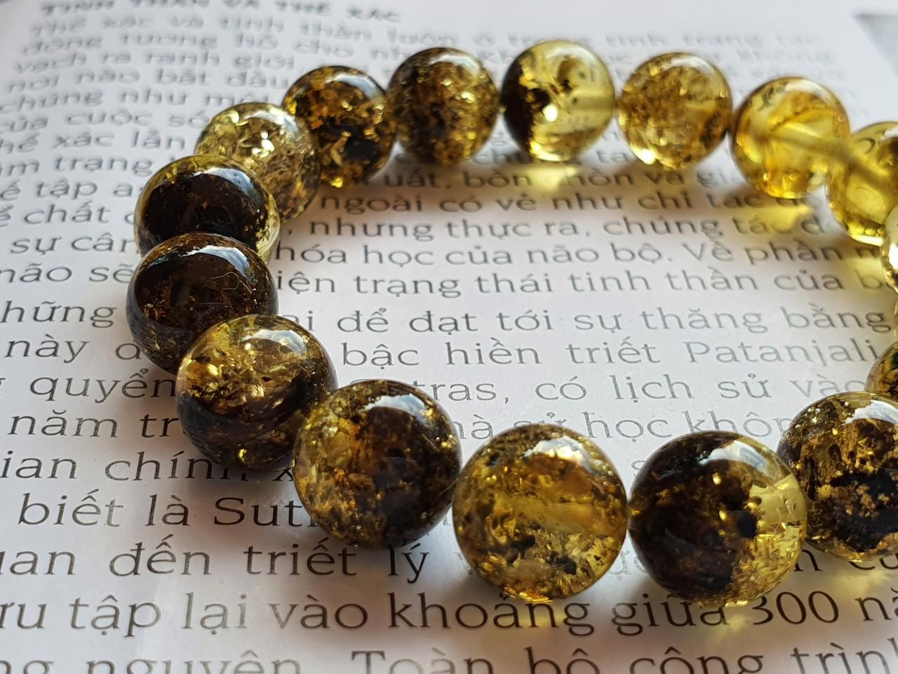 Vòng hổ phách Nga Baltic VHPMS129-06 10ly 9,6g size 15