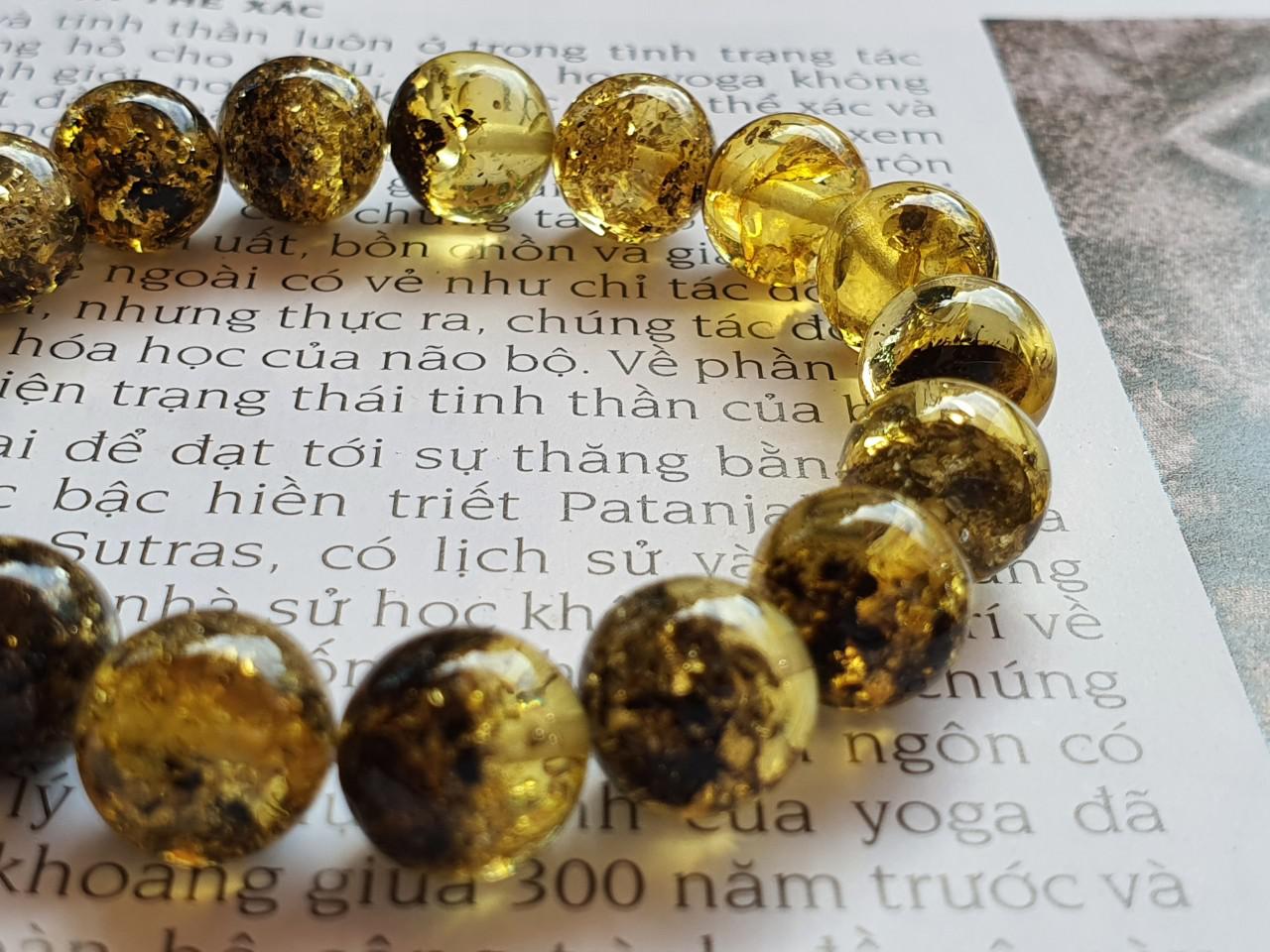 Vòng hổ phách Nga Baltic VHPMS129-06 10ly 9,6g size 15