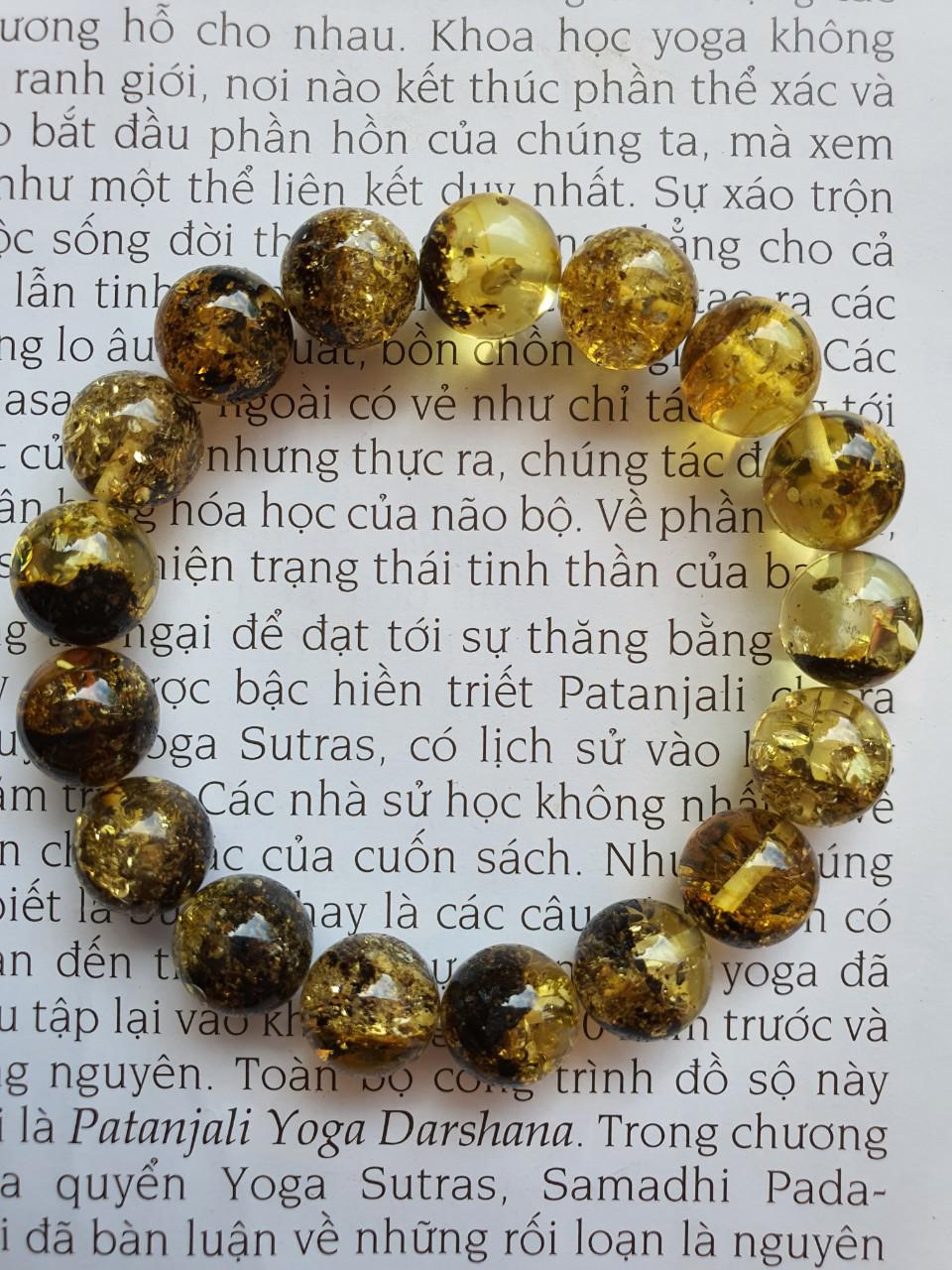 Vòng hổ phách Nga Baltic VHPMS129-06 10ly 9,6g size 15
