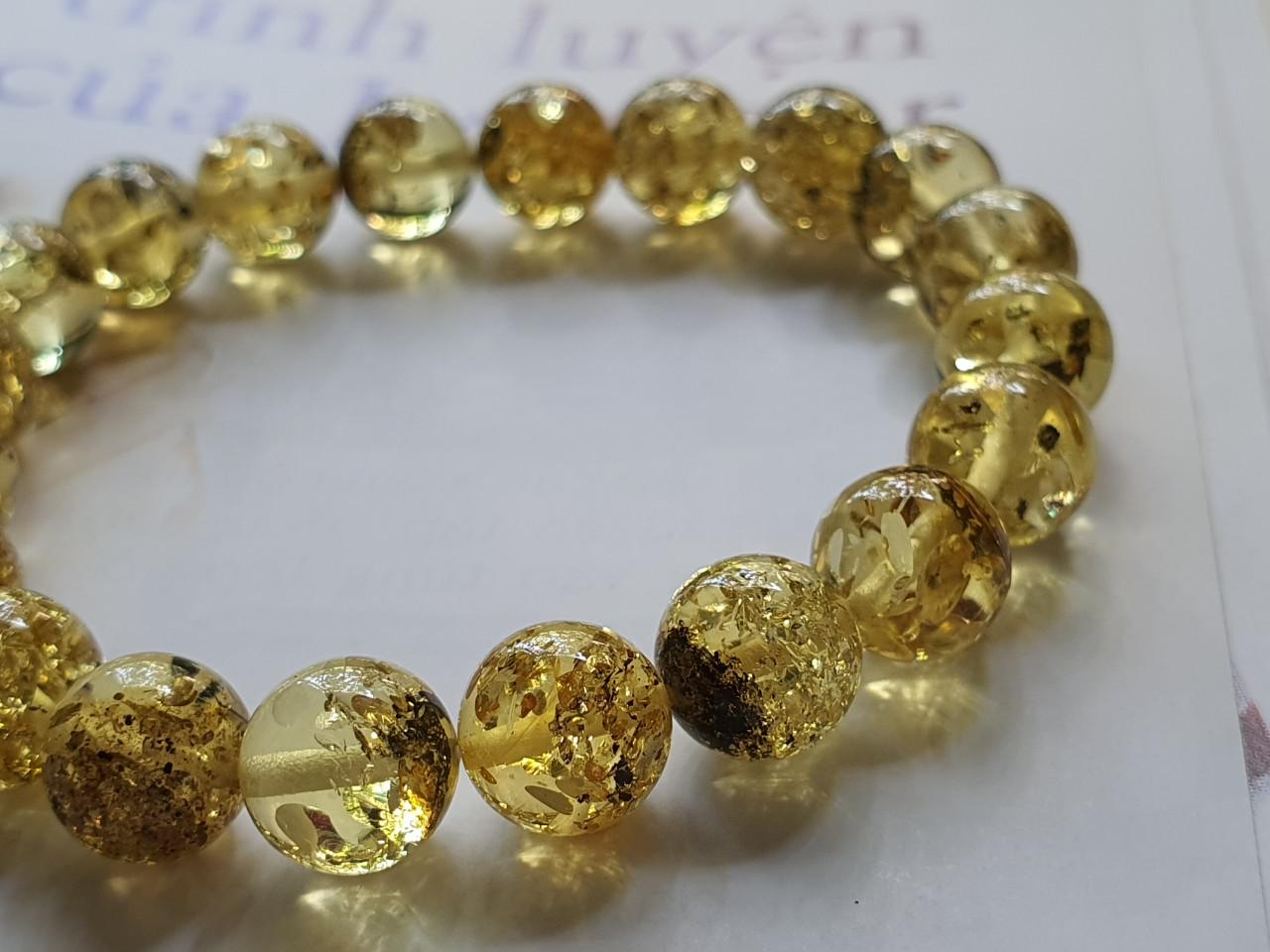 Vòng hổ phách Nga Baltic VHP230321-01 9ly 8,2g size 15,8