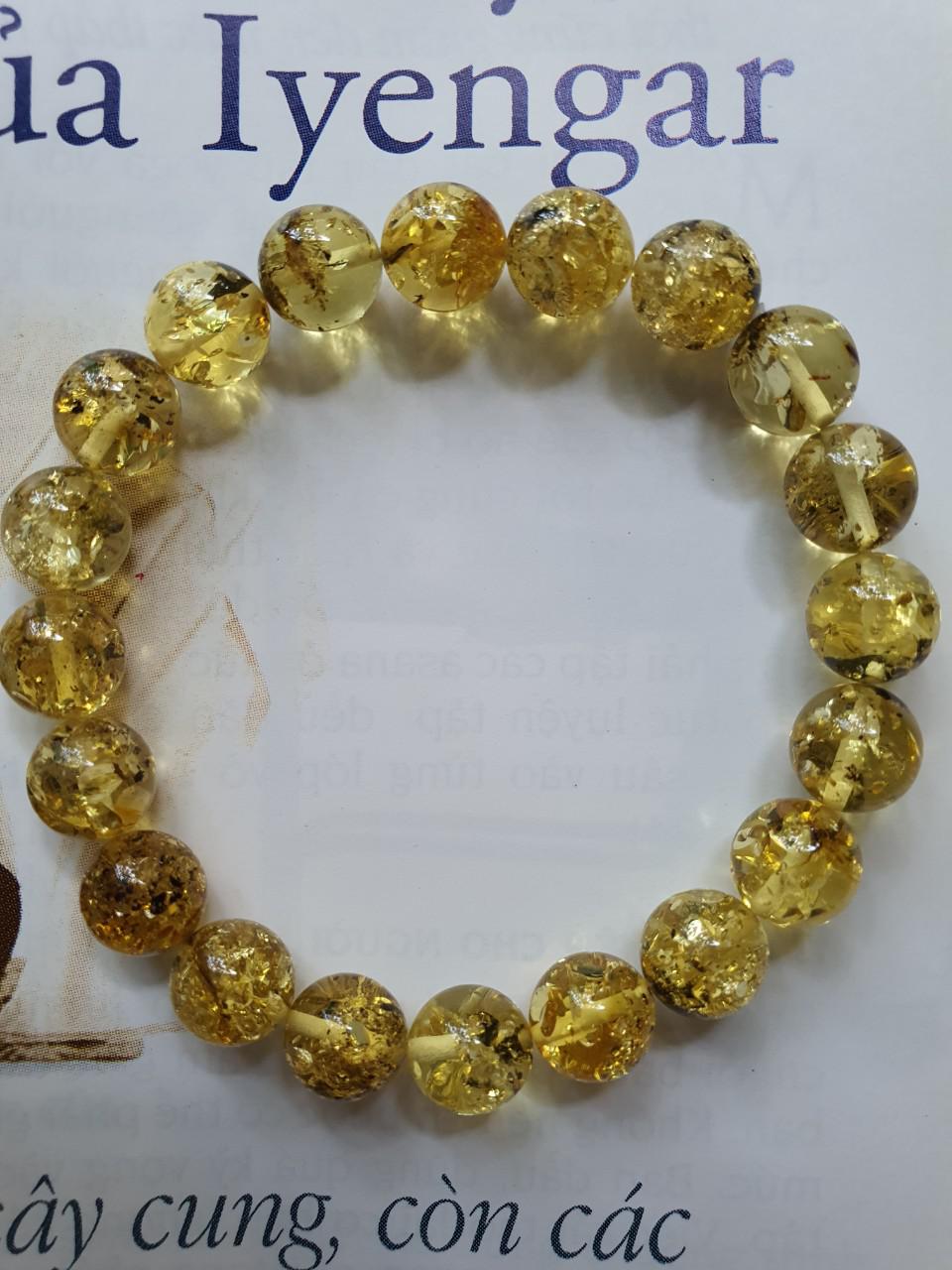 Vòng hổ phách Nga Baltic VHP230321-01 9ly 8,2g size 15,8