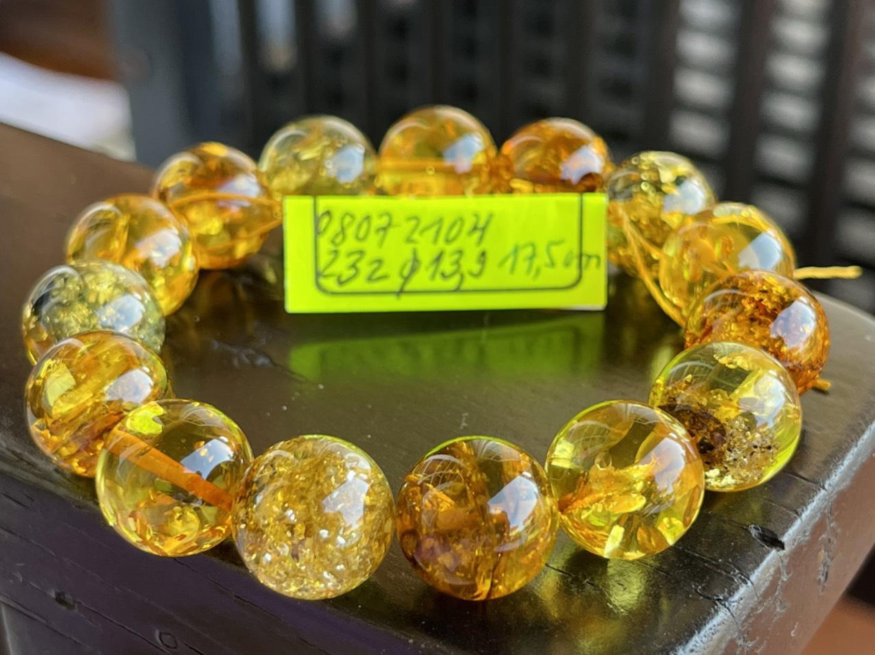Vòng hổ phách 08072104
