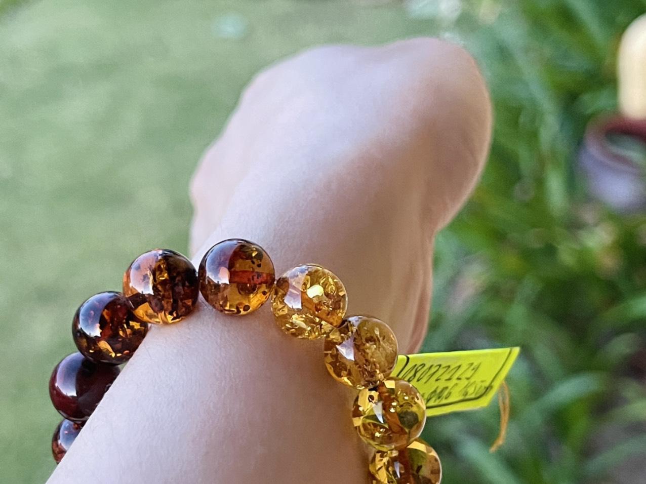 Vòng hổ phách tự nhiên cao cấp 08072129