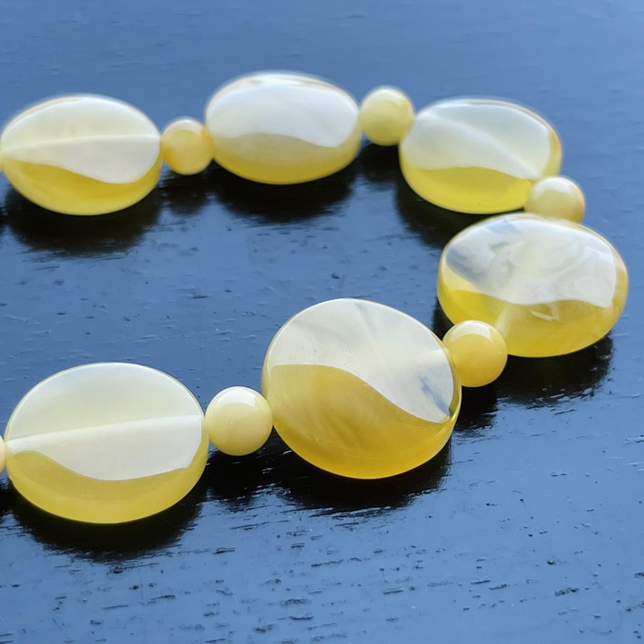 Vòng cổ hổ phách Baltic tự nhiên VCHP10072105