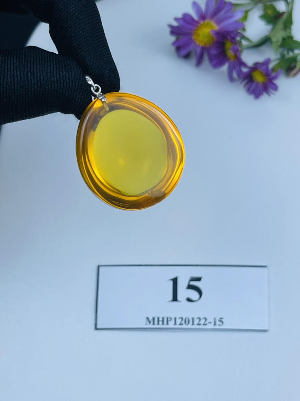 Mặt dây chuyền Hổ Phách MHP120122-15