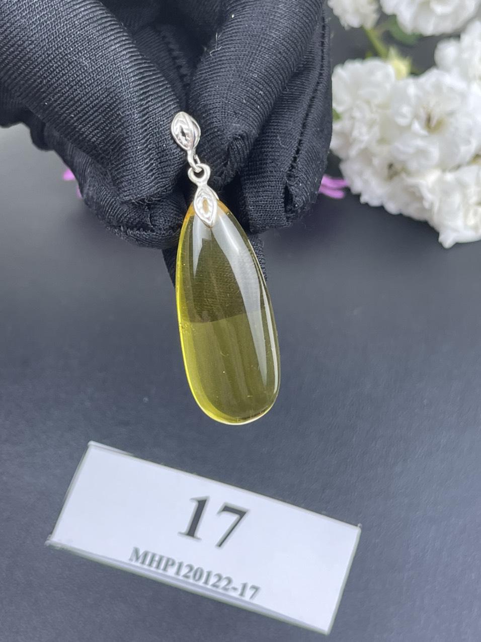 Mặt dây chuyền Hổ Phách MHP120122-17