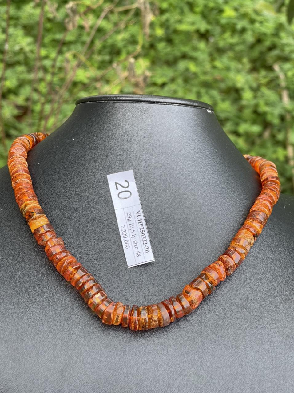 Vòng cổ Hổ Phách VCHP250322-20