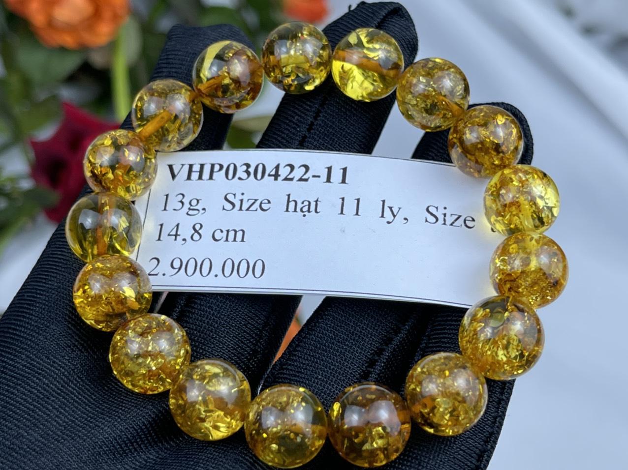 Vòng hổ phách VHP030422-11
