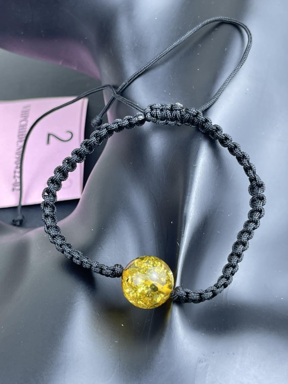 Vòng Hổ Phách chỉ đen VHPCHIDEN090422-02