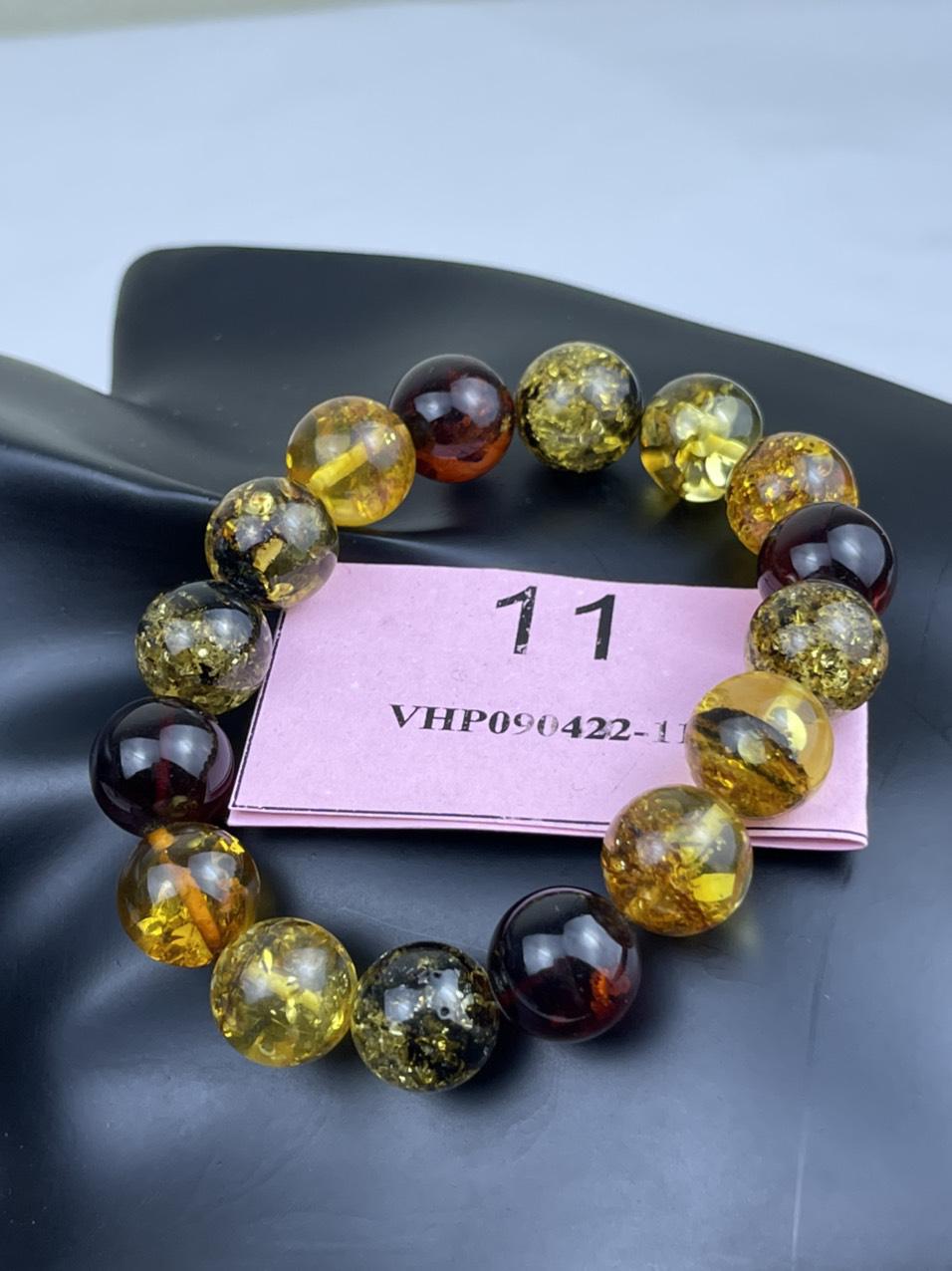 Vòng Hổ phách nhiều màu VHP090422-11