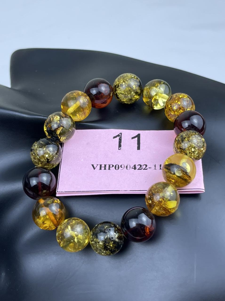 Vòng Hổ phách nhiều màu VHP090422-11