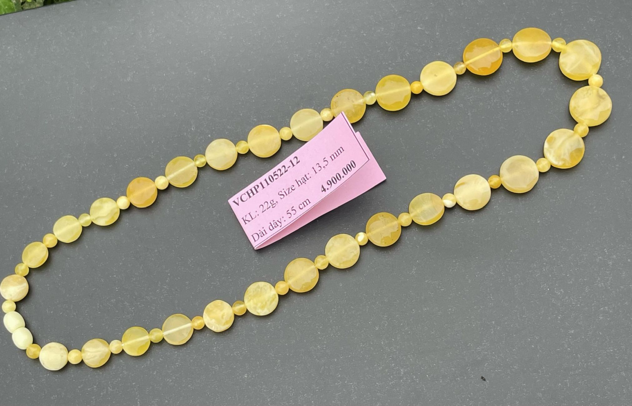 Vòng cổ Hổ phách VCHP110522-12