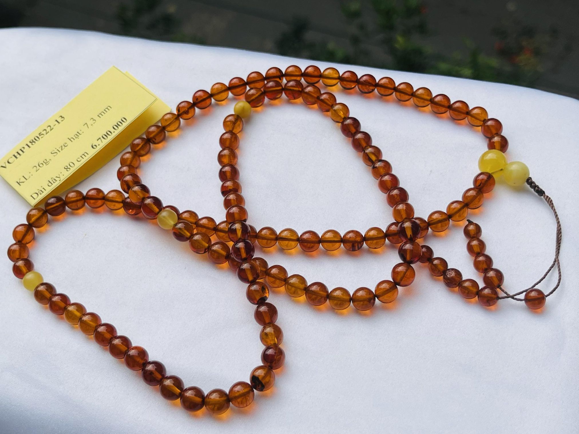 Vòng cổ Hổ phách VCHP180522-13