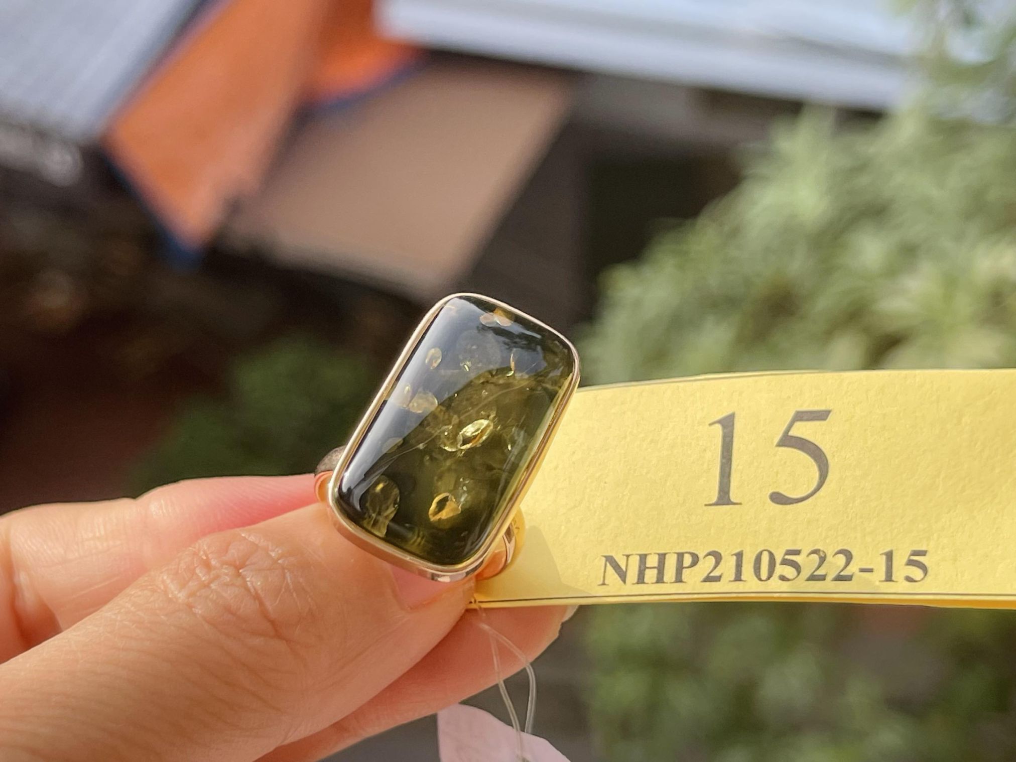 Nhẫn Hổ phách NHP210522-15