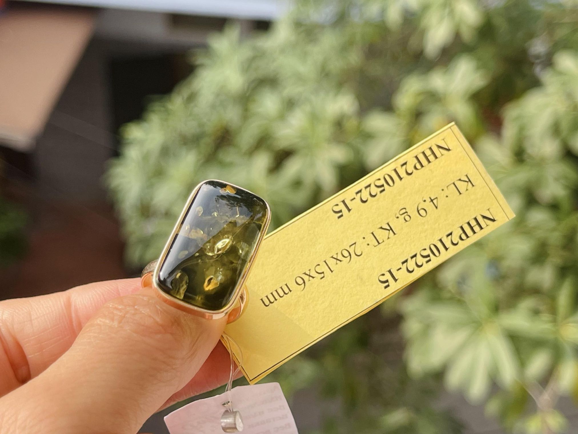 Nhẫn Hổ phách NHP210522-15