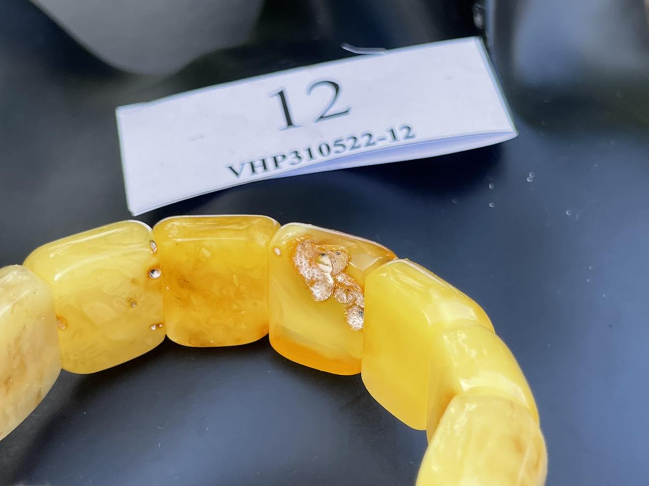 Vòng hổ phách tự nhiên VHP310522-12