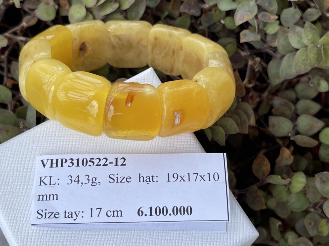 Vòng hổ phách tự nhiên VHP310522-12