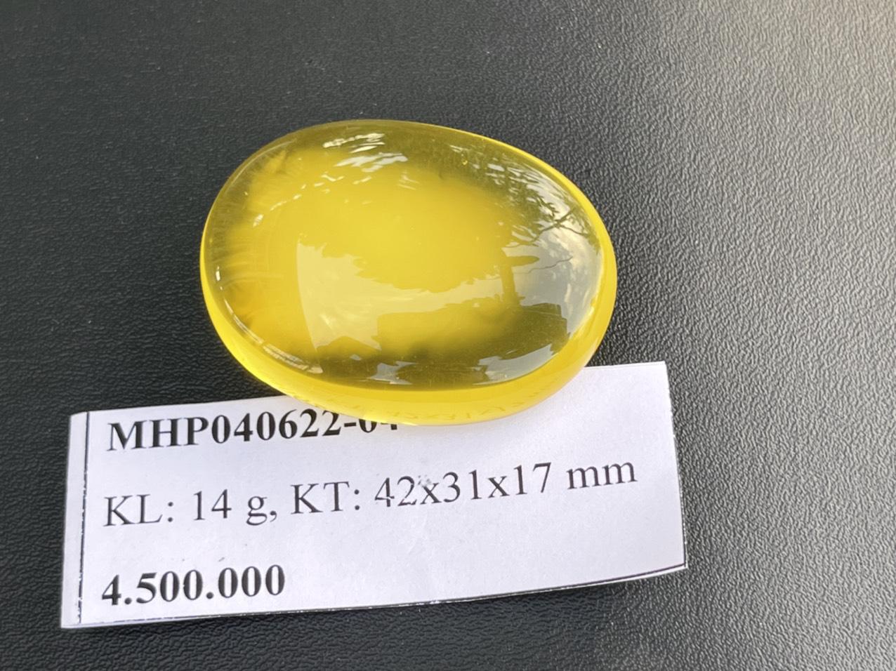 Mặt Hổ Phách Baltic tự nhiên nguyên khối MHP040622-04