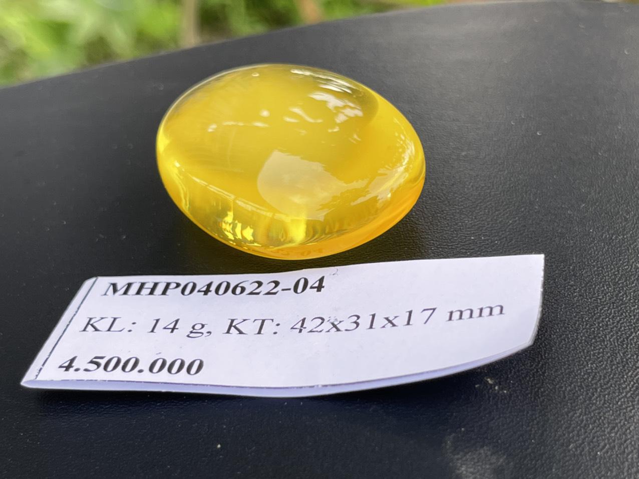 Mặt Hổ Phách Baltic tự nhiên nguyên khối MHP040622-04