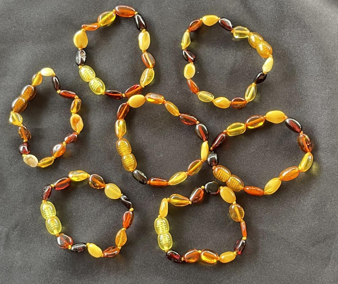 Vòng Hổ phách cho bé - Vòng tay 04