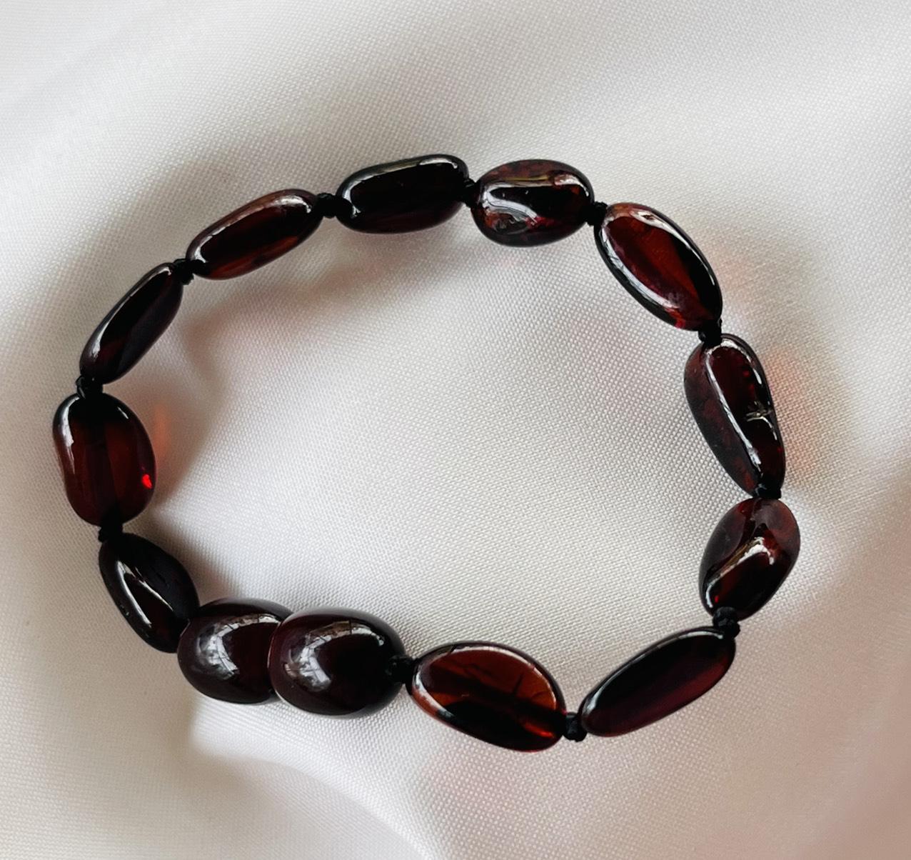 Vòng Hổ phách cho bé - Vòng tay 05