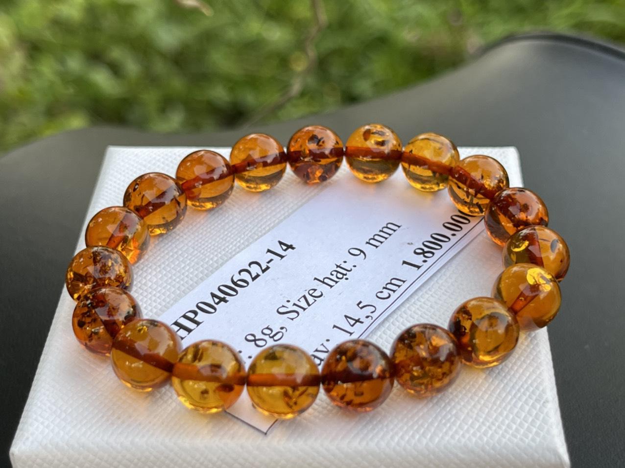 Vòng hổ phách VHP040622-14