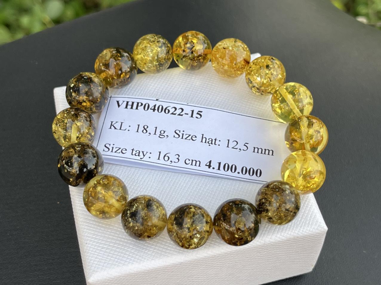 Vòng hổ phách VHP040622-15