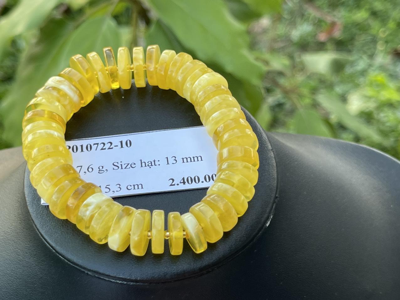 Vòng tay hổ phách VHP010722-10