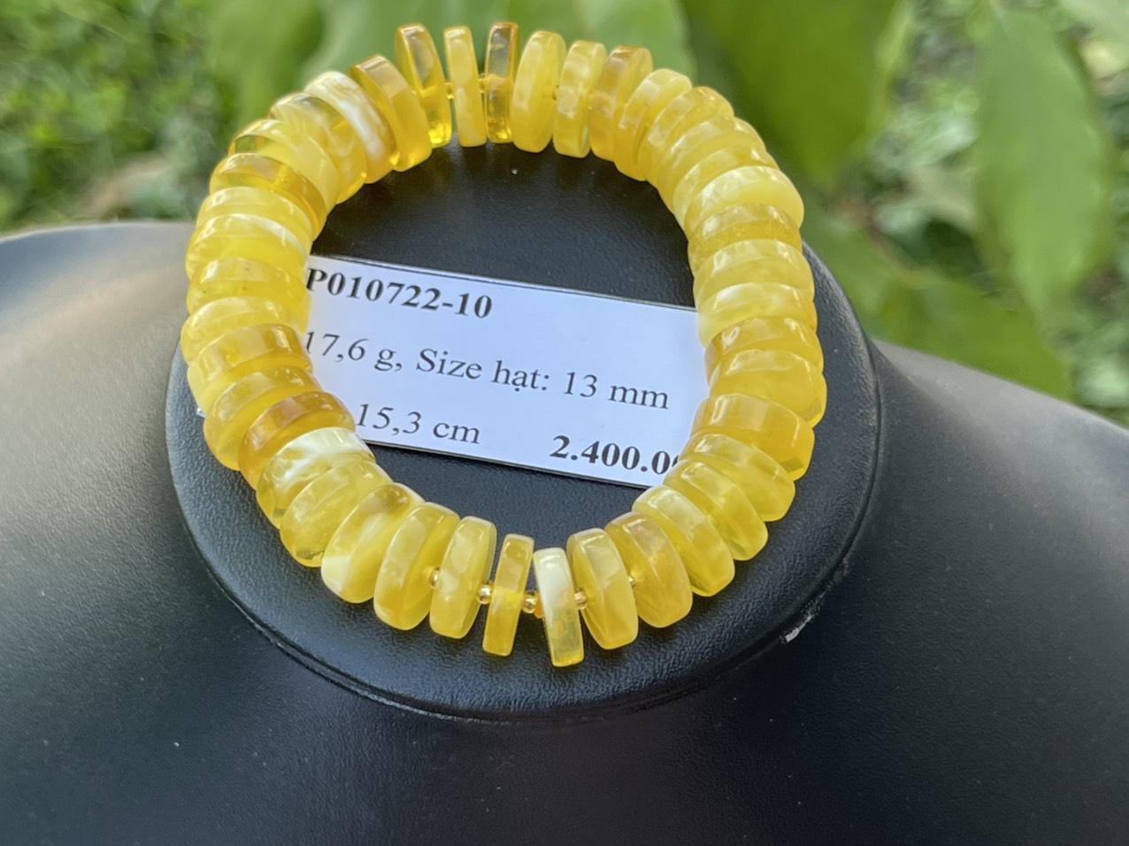 Vòng tay hổ phách VHP010722-10