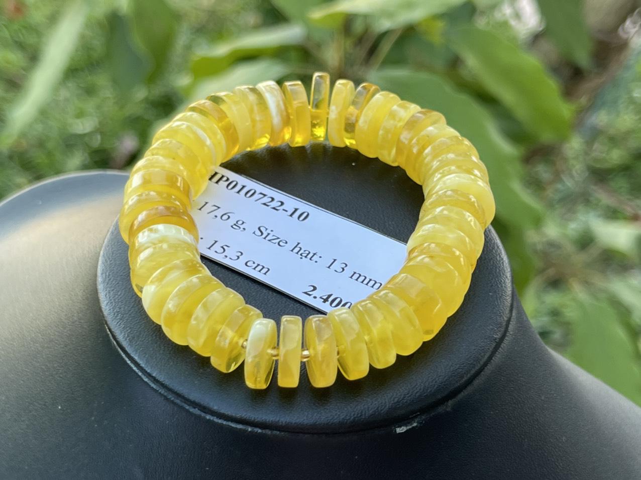 Vòng tay hổ phách VHP010722-10