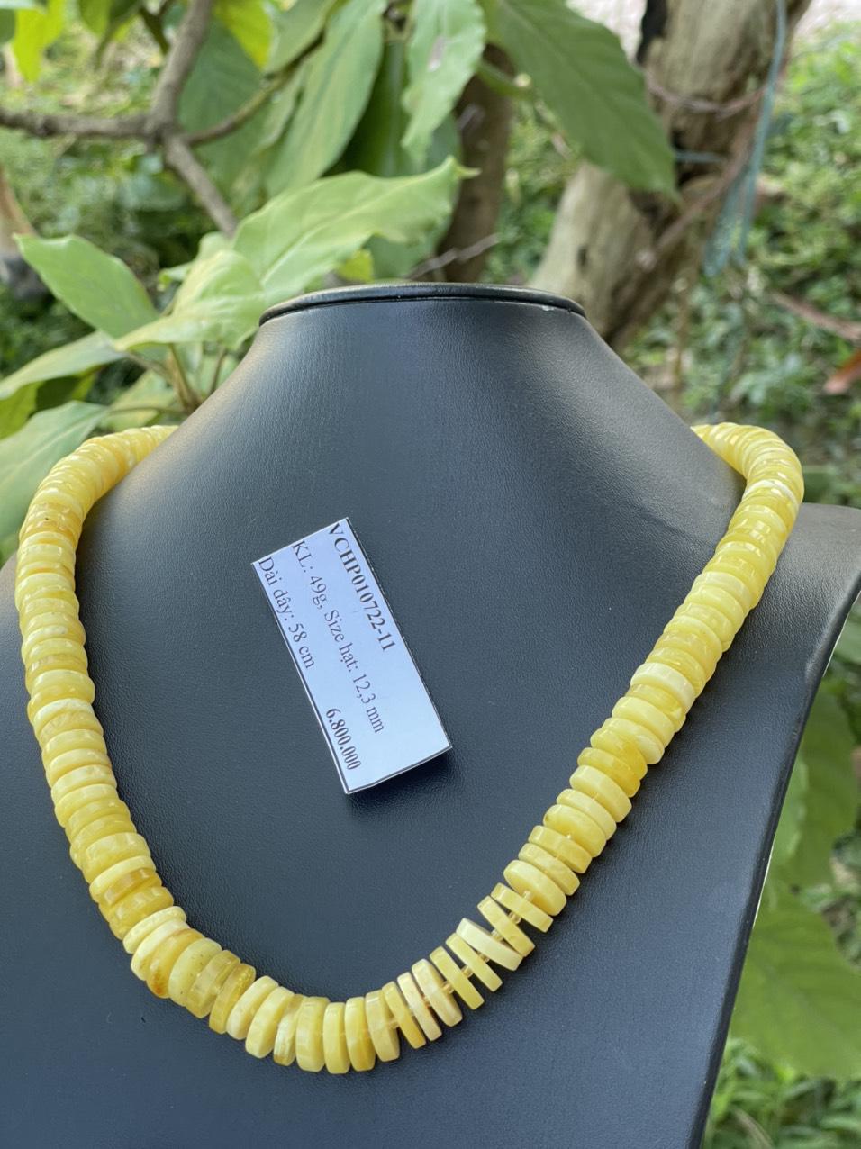 Vòng cổ hổ phách VCHP010722-11