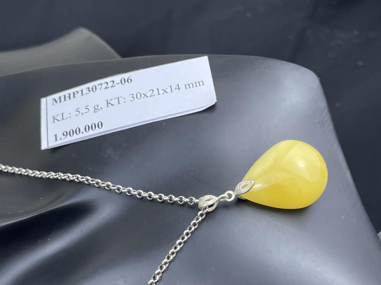 Mặt hổ phách tự nhiên MHP130722-06